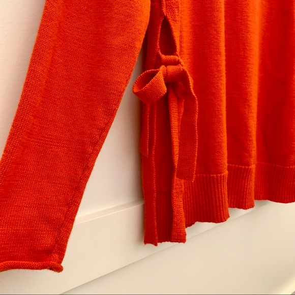 NWT Eileen Fisher Lava Red Bateau Neck Tunic Sz S - Picture 3 of 7